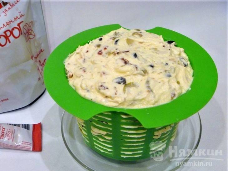 Творожный паштет с каперсами, оливками и маслинами - фото шаг 3