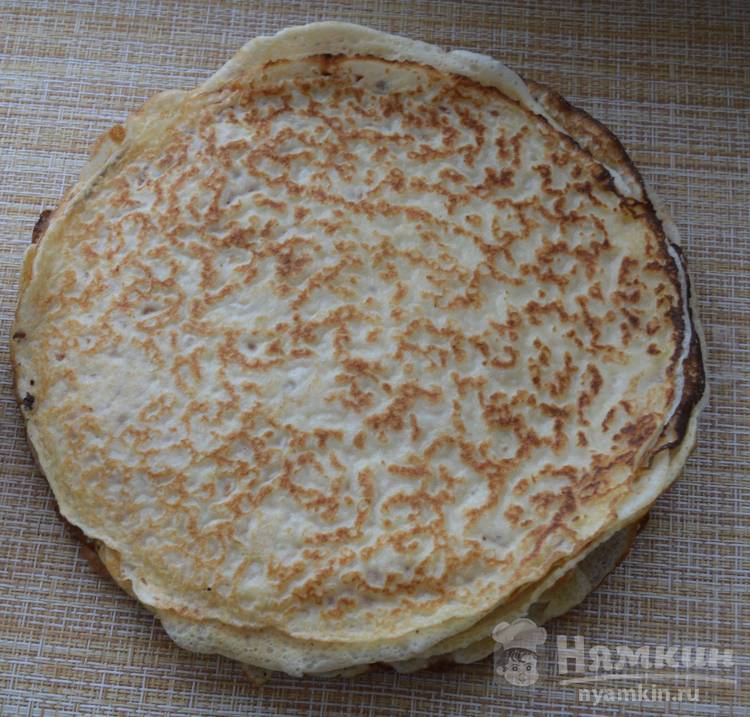 Блинчики фаршированные мясом и капустой - фото шаг 1