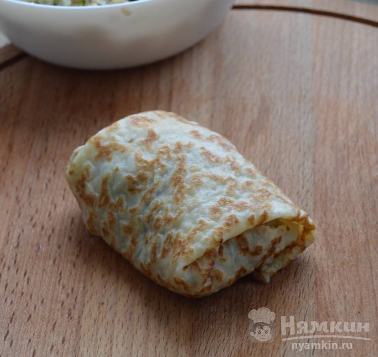 Блинчики фаршированные мясом и капустой - фото шаг 7