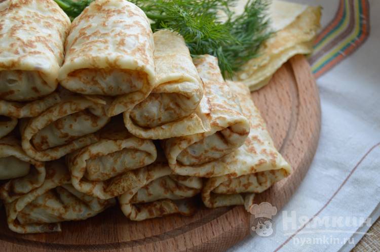 Блинчики фаршированные мясом и капустой - фото шаг 8