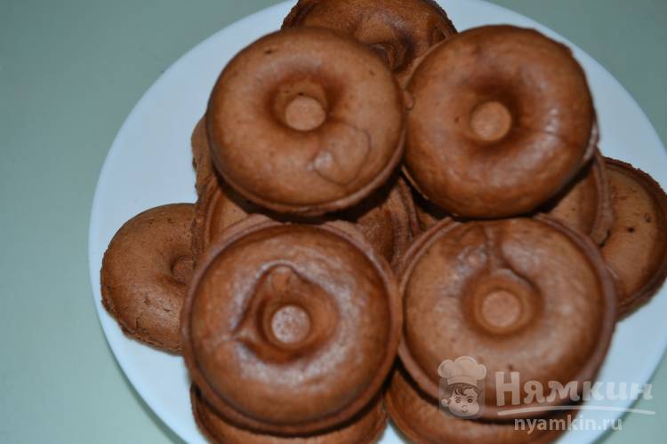 Шоколадные пончики в мультипекаре - фото шаг 13