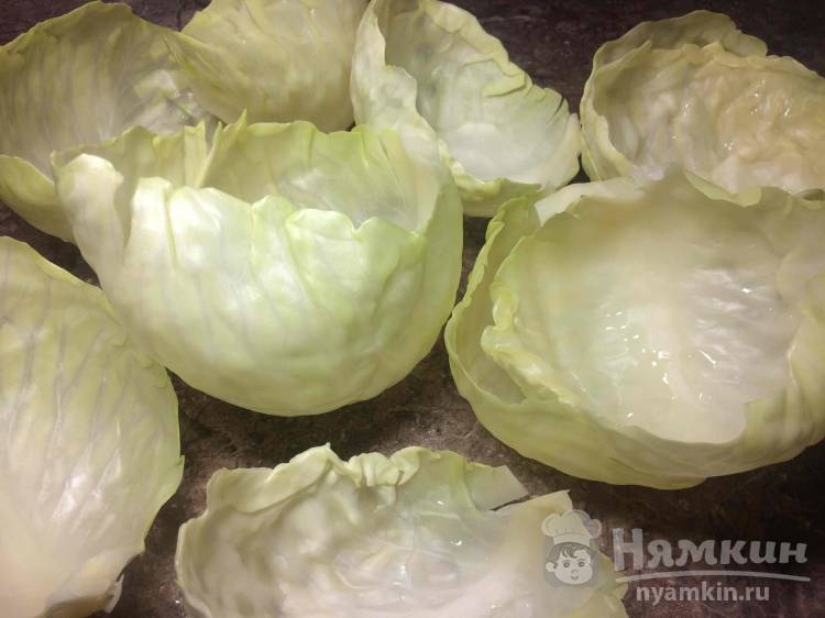 Голубцы с куриным мясом и рисом - фото шаг 2