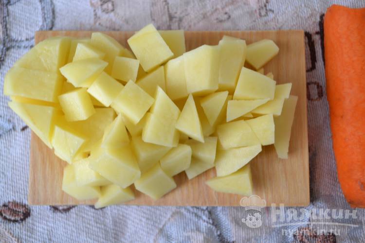 Куриный суп с сыром - фото шаг 3