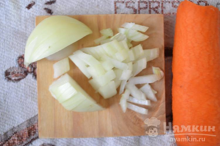 Куриный суп с сыром - фото шаг 4