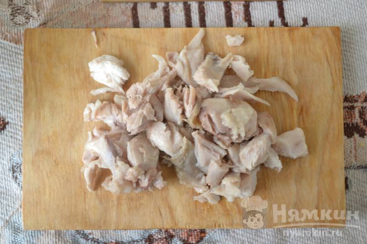 Куриный суп с сыром - фото шаг 7