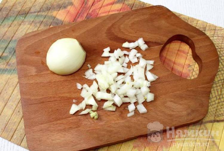 Тарталетки с начинкой из курицы, грибов и сыра - фото шаг 3