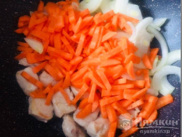Вкусный плов с куриной грудкой - фото шаг 2