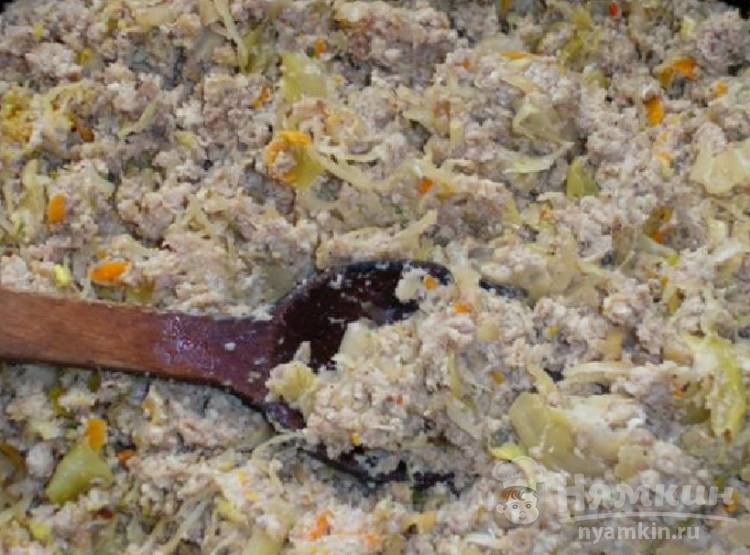Пельмени с квашеной капустой и мясом - фото шаг 2