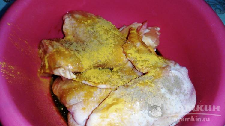 Куриные крылья с медом, соевым соусом и мускатным орехом - фото шаг 5
