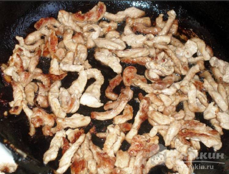Салат из моркови и мяса - фото шаг 4