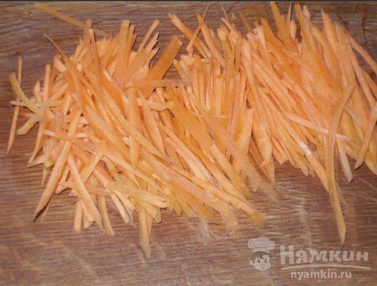 Салат из моркови и мяса - фото шаг 5