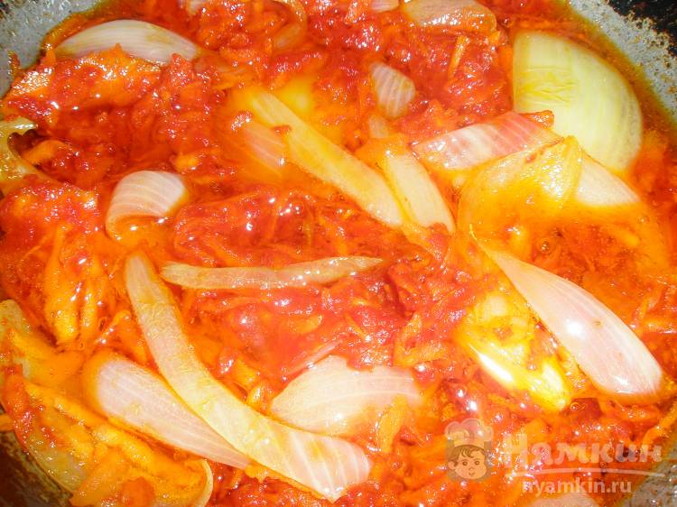 Тушеные куриные сердечки с картофелем - фото шаг 3
