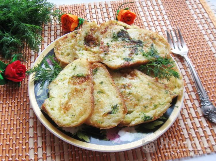 Гренки с укропом и чесноком - фото шаг 6