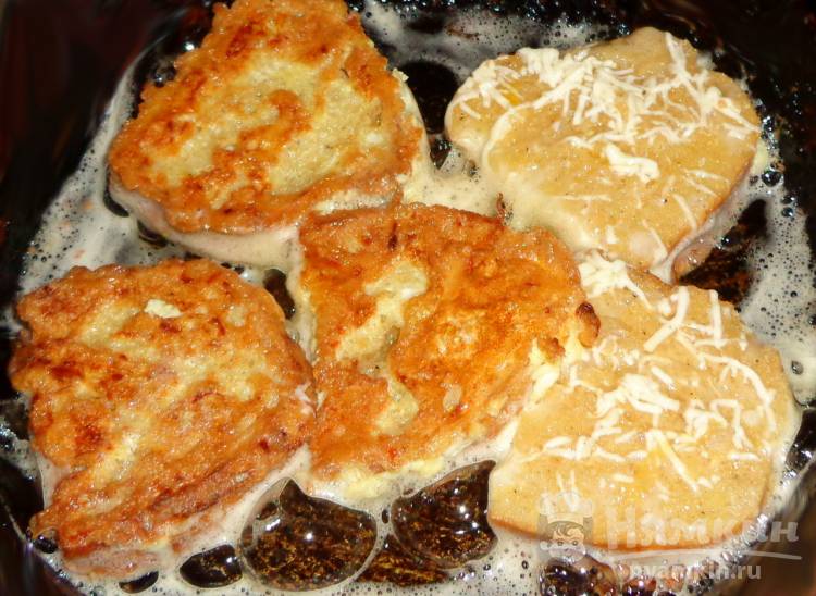 Отрубной хлеб с яйцом и сыром на сковороде - фото шаг 6