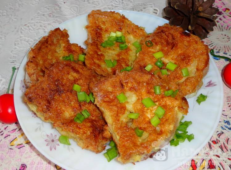 Отрубной хлеб с яйцом и сыром на сковороде - фото шаг 7