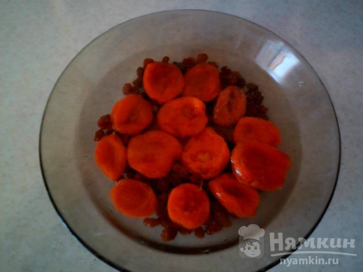 Рисовая каша с изюмом и курагой в мультиварке  - фото шаг 3