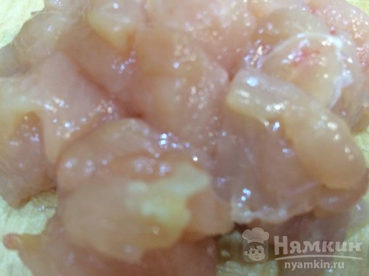 Шаурма с курицей и цветной капустой - фото шаг 2