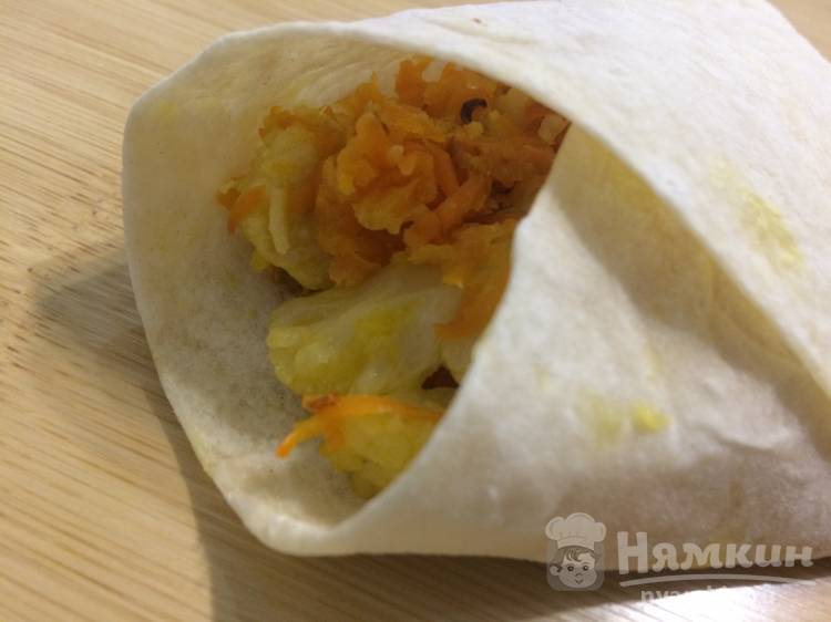 Шаурма с курицей и цветной капустой - фото шаг 6