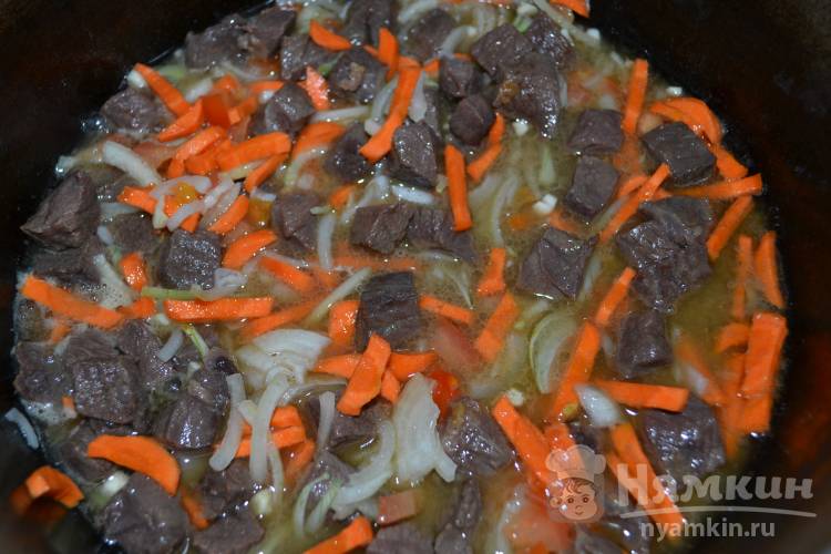 Вкусная гречка с мясом и овощами - фото шаг 5