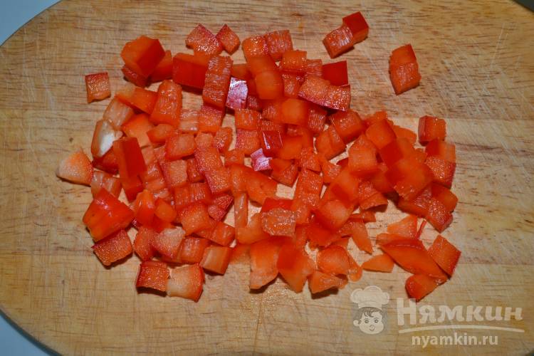 Омлет с болгарским перцем в мультипекаре - фото шаг 6