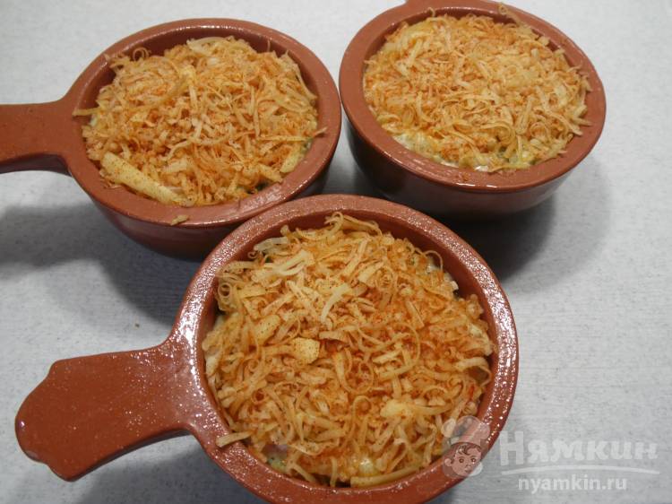Горячая закуска из тыквы с ветчиной - фото шаг 7