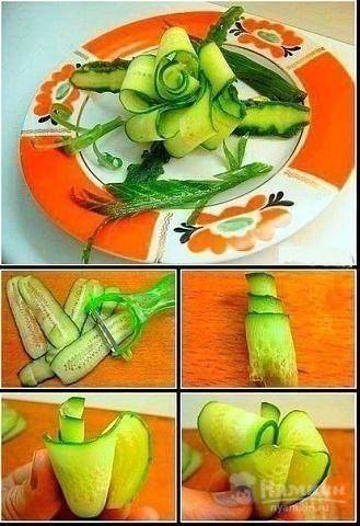 Как сделать цветок из моркови. Пошаговое фото