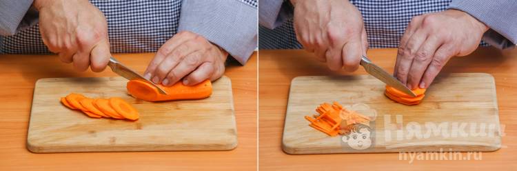 Как нарезать морковь: основные способы