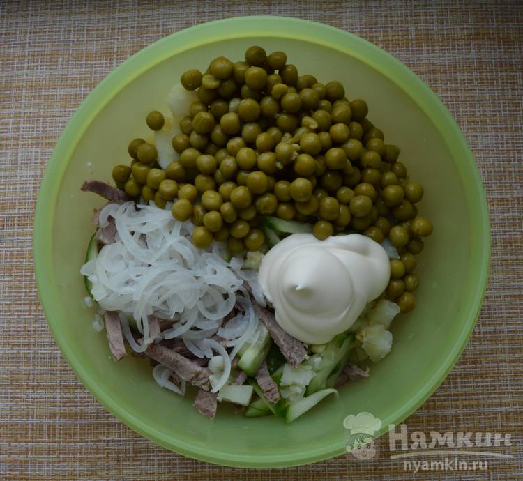 Салат столичный с говядиной рецепт с фото | Рецепт | Здоровое питание, Кулинария, Питание