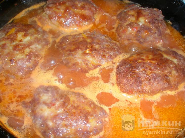 Ленивые голубцы с рубленой капустой в томатном соусе - фото шаг 8