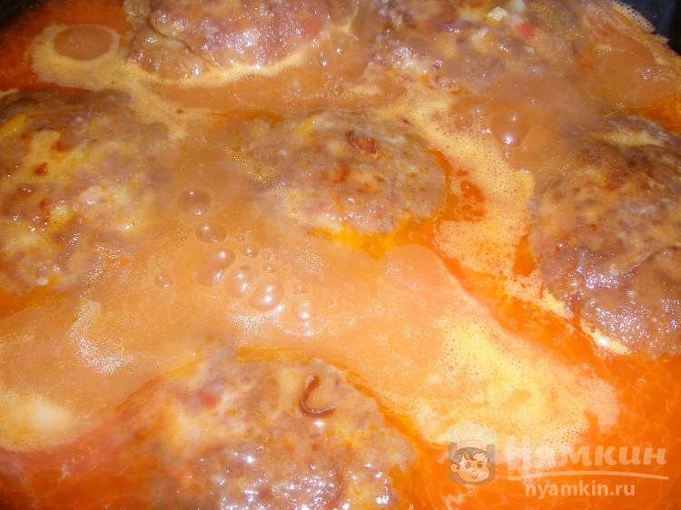 Ленивые голубцы с рубленой капустой в томатном соусе - фото шаг 10