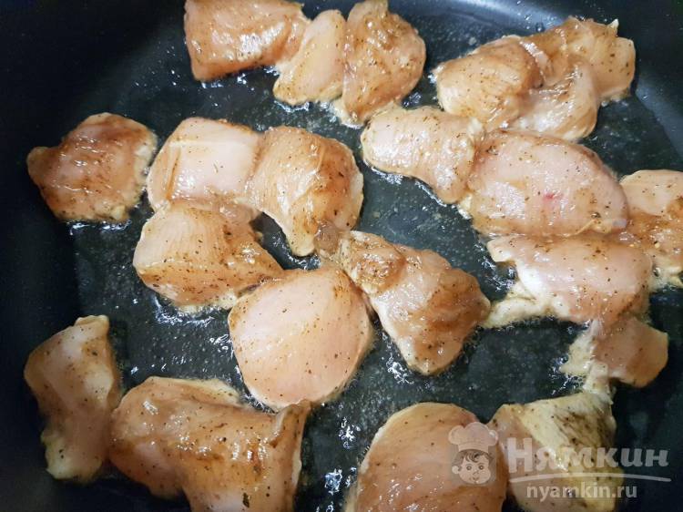Пикантная жареная курица кусочками - фото шаг 2