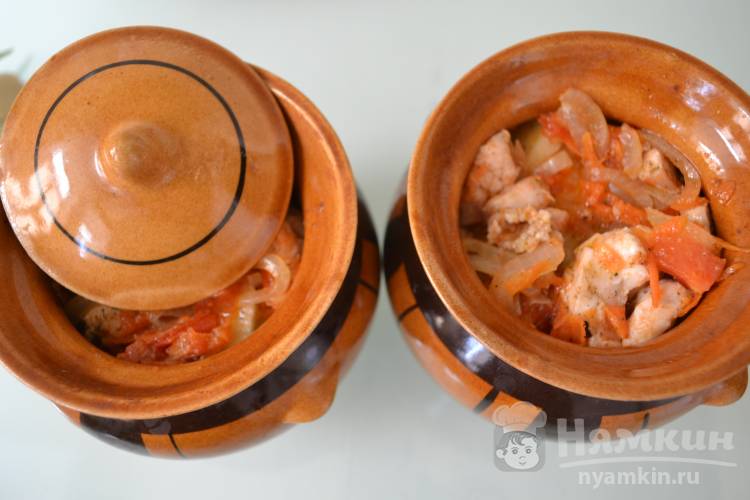 Картошка с курицей в горшочках - фото шаг 10