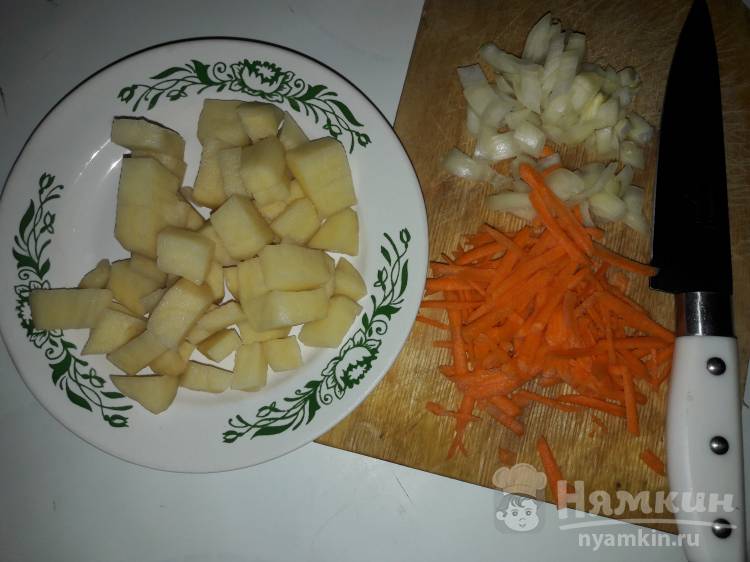 Суп с лапшой и куриной печенью - фото шаг 2