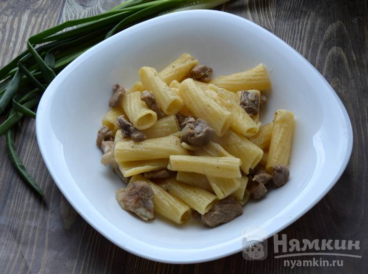 Макароны с мясом и луком  - фото шаг 5