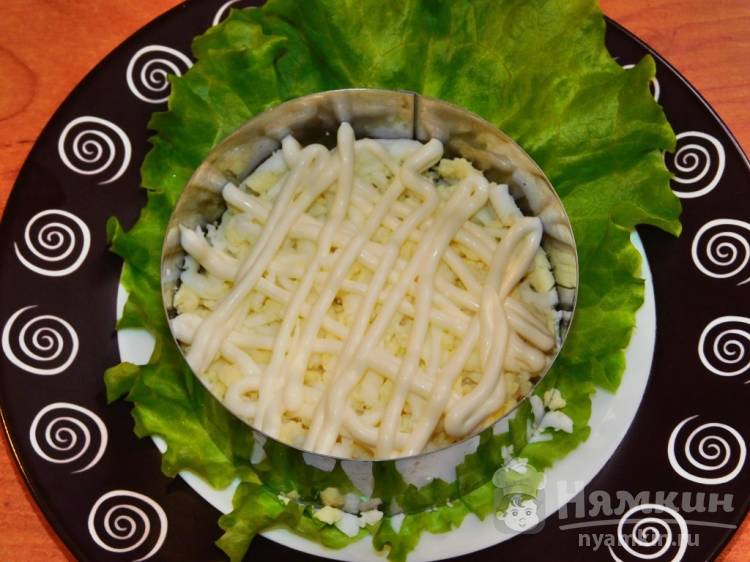 ПП салат с шампиньонами — рецепт с фото