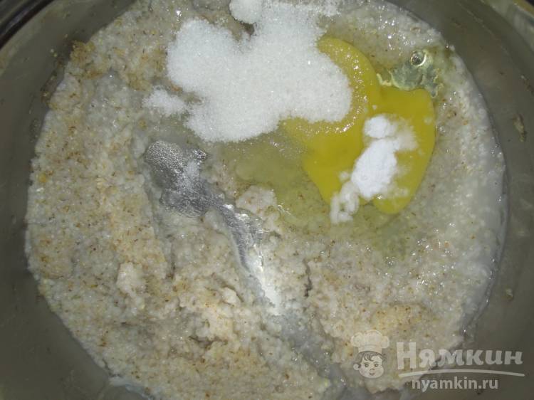 Панкейки на кислом молоке и ячневой каше для детей  - фото шаг 1
