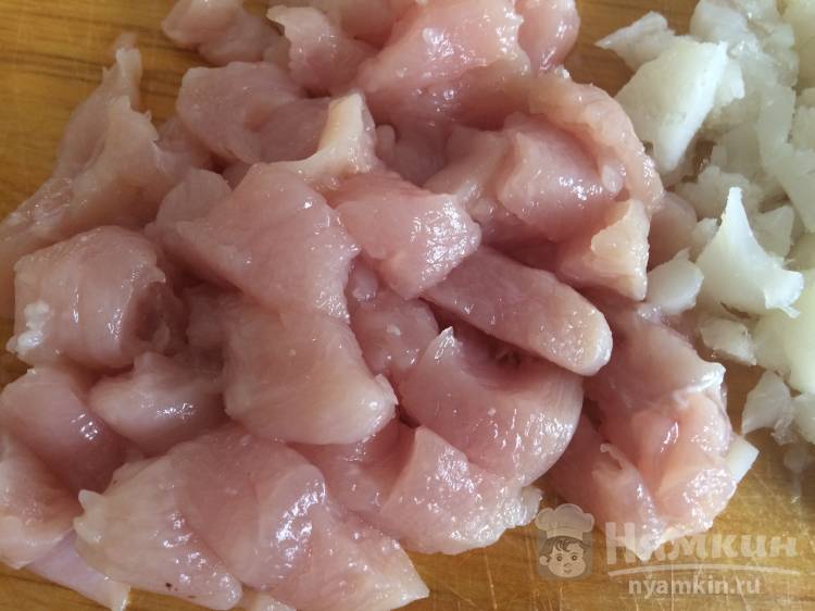 Рис с цветной капустой и курицей - фото шаг 3