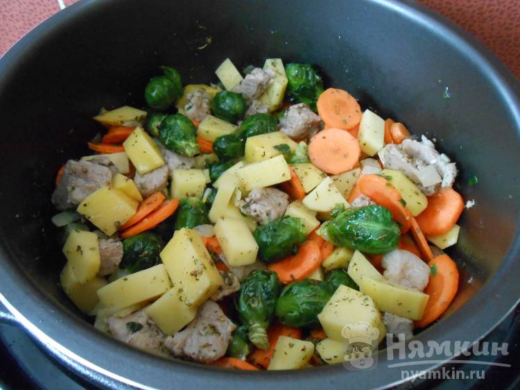 Ингредиенты для овощного рагу: