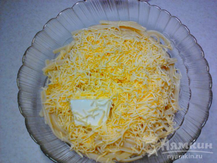 Макароны с сыром и сливочным маслом - фото шаг 4