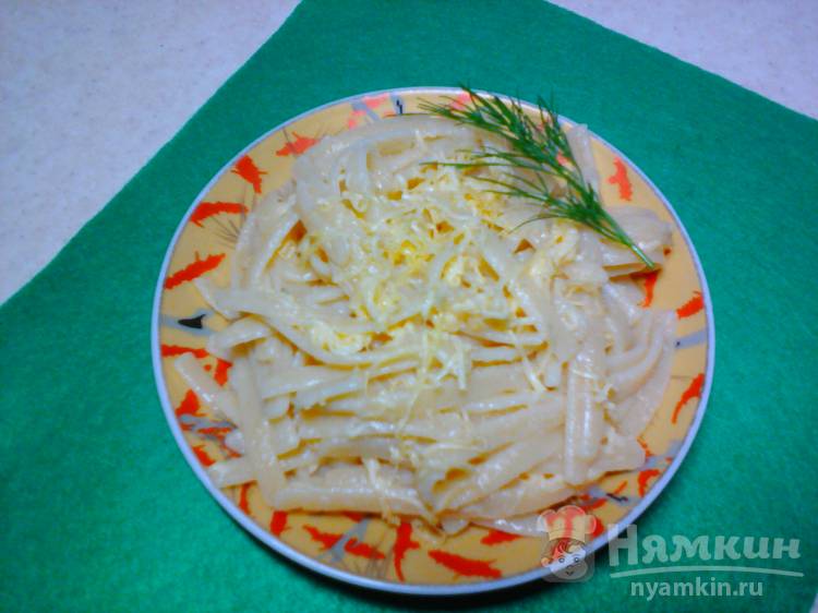 Макароны с сыром и сливочным маслом - фото шаг 5