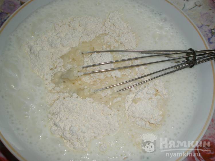 Заливной пирог с картофельной начинкой - фото шаг 3