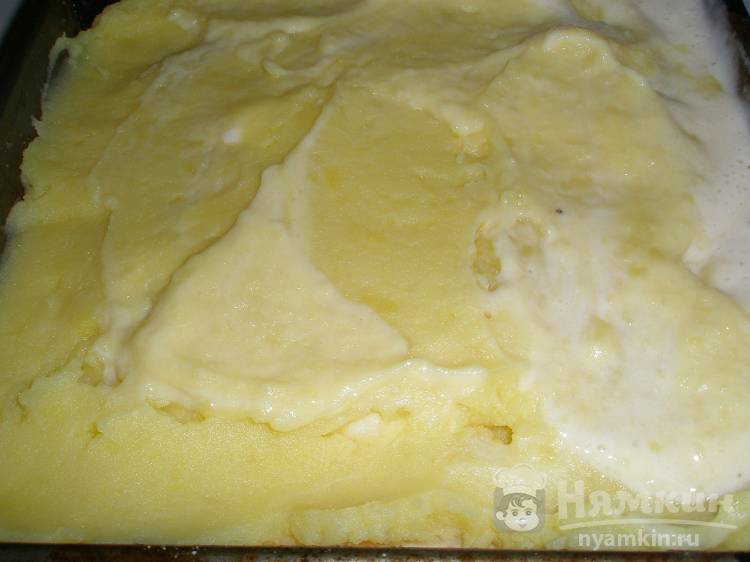 Заливной пирог с картофельной начинкой - фото шаг 9