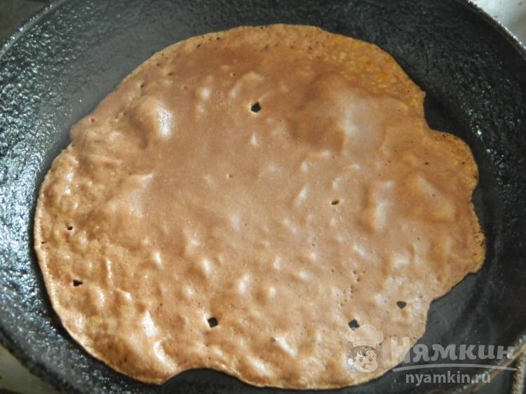 Вкусные шоколадные блины - фото шаг 3