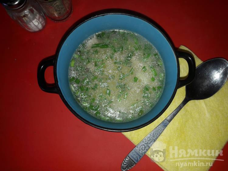 Суп из кукурузной крупы с фаршем в мультиварке - фото шаг 4