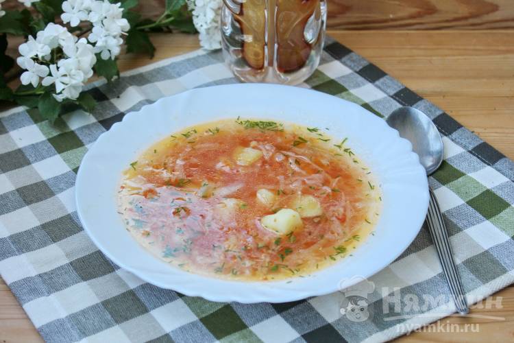 Щи с молодой капустой - фото шаг 5