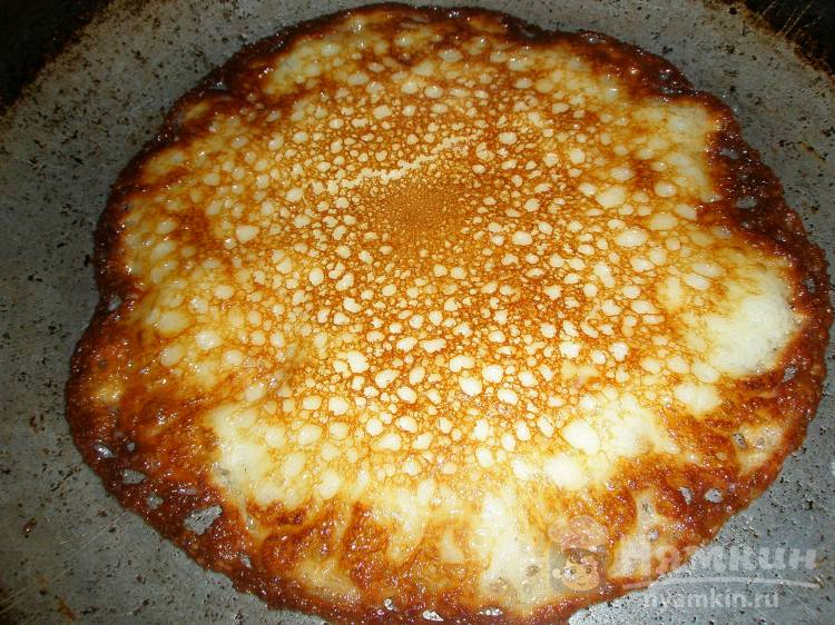 Блины с тертым шоколадом - фото шаг 3