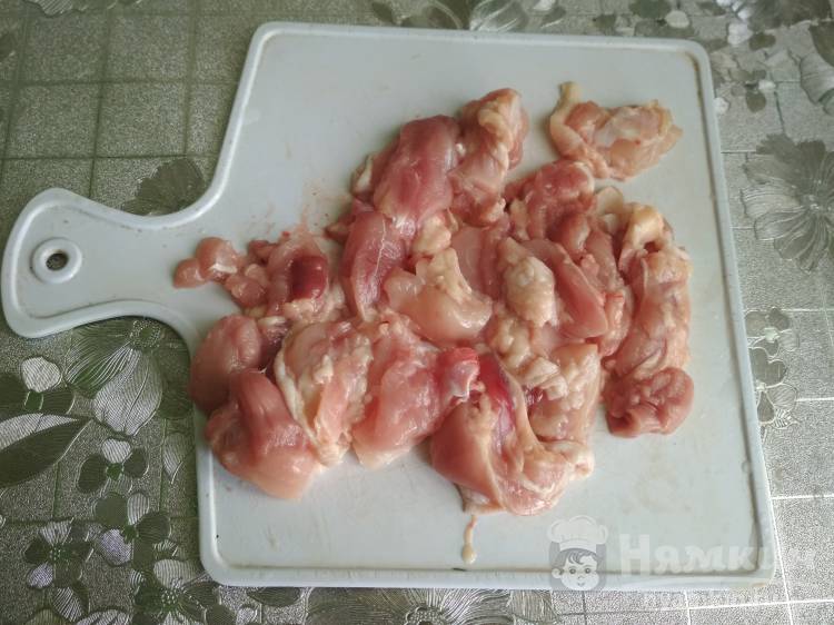Салат с курицей и рукколой - фото шаг 2