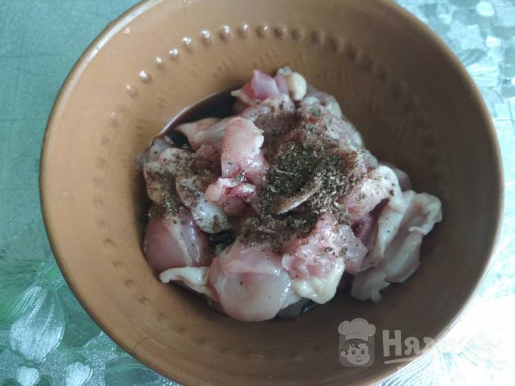 Салат с курицей и рукколой - фото шаг 3