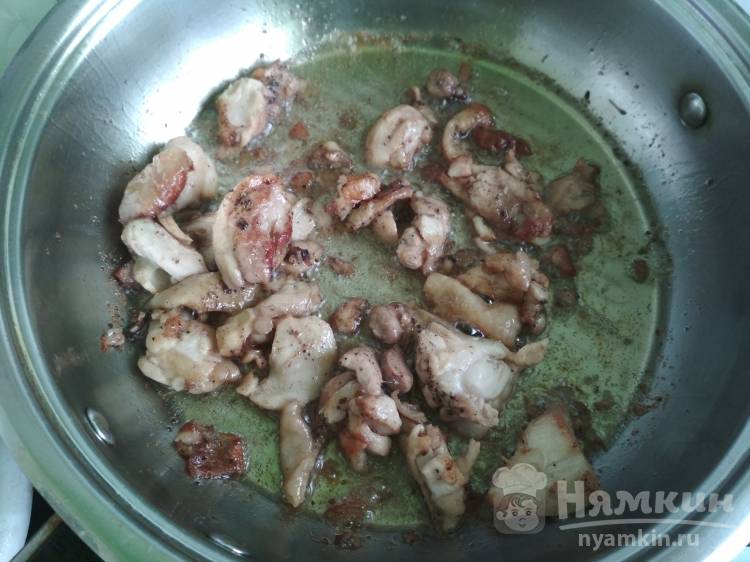 Салат с курицей и рукколой - фото шаг 4
