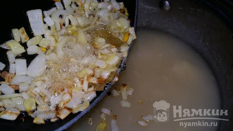 Рисовый суп на мясном бульоне - фото шаг 5